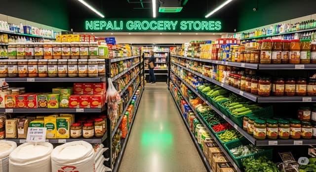 Nepali grocery...
